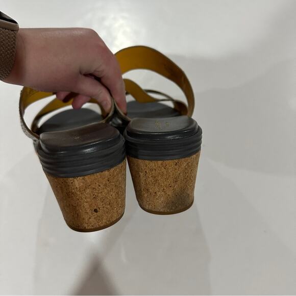 Cole Haan Allesa Grand‎ Platform Wedge Slide Sandals in Roccia Snake Size 11 - Picture 7 of 12